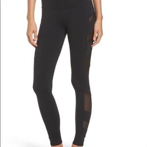 Alo Block High Waist Mesh Insert Leggings